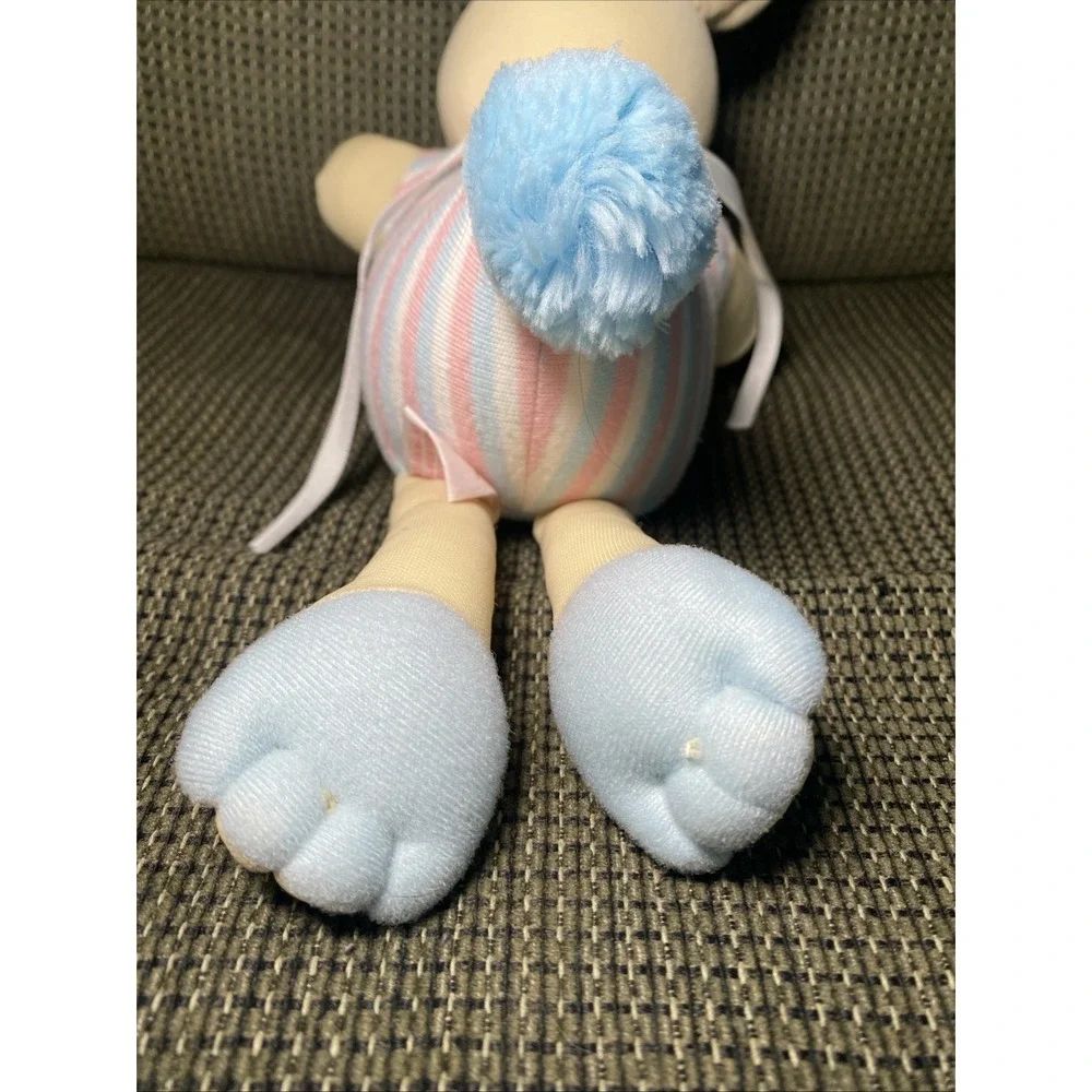 Vintage 15" Cabbage Patch Kids Bunny Bee Xavier Roberts Blue 1985 Plush Toy - Picture 9 of 13
